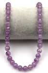 Lavander Ametist (AA Kalite) Doğal Taş Dizi 8 mm Küre Kesim