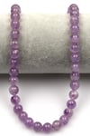 Lavander Ametist (AA Kalite) Doğal Taş Dizi 8 mm Küre Kesim