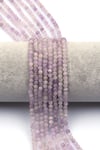 Lavander Ametist Doğal Taş Dizi 3 mm Fasetli Küre Kesim - DZ-1534