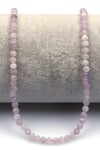 Lavander Ametist Doğal Taş Dizi 3 mm Fasetli Küre Kesim - DZ-1534