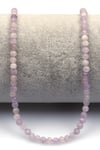 Lavander Ametist Doğal Taş Dizi 3 mm Fasetli Küre Kesim - DZ-1534
