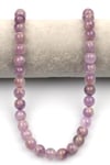Lavander Ametist Doğaltaş Dizi 10 mm Küre Kesim