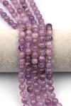 Lavander Ametist Doğaltaş Dizi 8 mm Küre Kesim