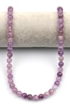 Lavander Ametist Doğaltaş Dizi 8 mm Küre Kesim