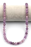 Lavander Ametist Doğaltaş Dizi 8 mm Küre Kesim