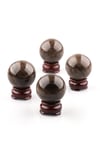 Madagascar Polychrome Jasper Doğal Taş Standlı Küre