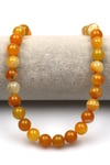 Madagaskar Akik Doğal Taş Dizi 10 mm Küre Kesim - DZ-0989