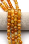 Madagaskar Akik Doğal Taş Dizi 10 mm Küre Kesim - DZ-0989