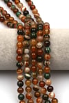 Madagaskar Akik Doğal Taş Dizi 8 mm Küre Kesim - DZ-0987