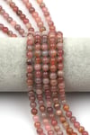 Madagaskar Pembe Kuvars 6 mm Küre Kesim