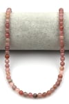 Madagaskar Pembe Kuvars 6 mm Küre Kesim