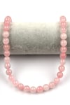 Madagaskar Pembe Kuvars Doğal Taş Dizi 10 mm Küre Kesim