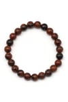Mahogany Obsidyen Doğal Taş Bileklik 8 mm Küre Kesim