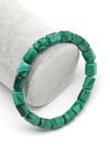 Malakit Doğal Taş Bileklik 7 x 10 mm Özel Kesim - BLK-2010