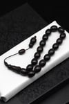 Maskot Efe Abanoz Ağacı Tesbih 12 x 15 mm Beyzi Kesim