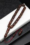 Maskot Efe Tarçın Ağacı Kabuğu Tesbih 10 x 14 mm Kapsül Kesim