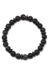 Mat Akik-Coconat Doğal Taş Bileklik 8 mm Küre Kesim - BLK-2034