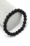 Mat Akik Doğal Taş Bileklik 8 mm Küre Kesim - BLK-2497