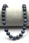 Mavi Mercan Doğal Taş Dizi 10 mm Küre Kesim - DZ-0800