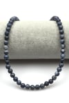 Mavi Mercan Doğal Taş Dizi 6 mm Küre Kesim - DZ-0801