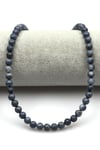 Mavi Mercan Doğal Taş Dizi 6 mm Küre Kesim - DZ-0801