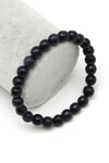 Mavi Yıldız Taşı Bileklik 7 mm Fasetli Küre Kesim - BLK-2367