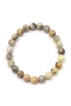 Merlinite Opal Doğal Taş Bileklik 8 mm Küre Kesim