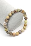 Merlinite Opal Doğal Taş Bileklik 8 mm Küre Kesim