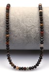 Miks Doğal Taş Dizi 2 x 4 mm Rondel Kesim - DZ-1508