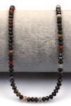 Miks Doğal Taş Dizi 2 x 4 mm Rondel Kesim - DZ-1508