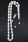 Minare İmameli Kemik Tesbih 7 x 12 mm Arpa Kesim