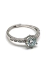 Moissanite Ayarlanabilir Yüzük - YZK-0163