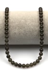 Moldavit Doğal Taş Dizi 6 mm Küre Kesim - DZ-1028
