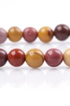 Mookaite Jasper Doğal Taş Bileklik 6 mm Küre Kesim