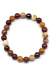 Mookaite Jasper Doğal Taş Bileklik 8 mm Küre Kesim