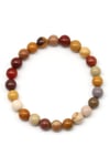 Mookaite Jasper Doğal Taş Bileklik 8 mm Küre Kesim