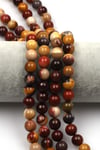 Mookaite Jasper Doğal Taş Dizi 10 mm Küre Kesim