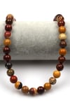 Mookaite Jasper Doğal Taş Dizi 10 mm Küre Kesim