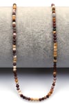 Mookaite Jasper Doğal Taş Dizi 2 mm Fasetli Küre Kesim - DZ-1592