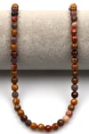 Mookaite Jasper Doğal Taş Dizi 6 mm Fasetli Küre Kesim