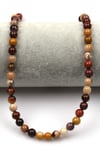 Mookaite Jasper Doğal Taş Dizi 6 mm Küre Kesim
