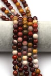 Mookaite Jasper Doğal Taş Dizi 8 mm Küre Kesim