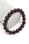 Mor Garnet Doğal Taş Bileklik 10 mm Küre Kesim - BLK-2098