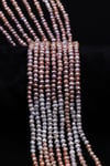 Multi Color İnci Doğal Taş Dizi 3 x 5 mm Özel Kesim - DZ-1378