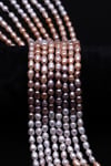 Multi Color İnci Doğal Taş Dizi 4 x 7 mm Özel Kesim - DZ-1376
