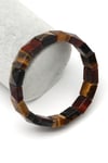 Multi Kaplan Gözü Doğal Taş Bileklik 12 x 12 mm Özel Kesim - BLK-2397