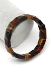 Multi Kaplan Gözü Doğal Taş Bileklik 12 x 12 mm Özel Kesim - BLK-2397