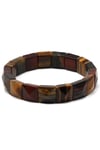 Multi Kaplan Gözü Doğal Taş Bileklik 12 x 12 mm Özel Kesim - BLK-2397
