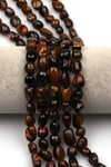 Multi Kaplan Gözü Doğal Taş Dizi 10 x 13 mm Mercimek Kesim - DZ-1237