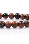Murano Yıldız Taşı Bileklik 8 mm Küre Kesim